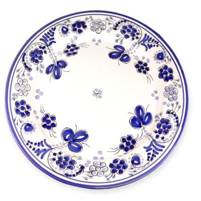 Blue Puente Plate - 11 Inches