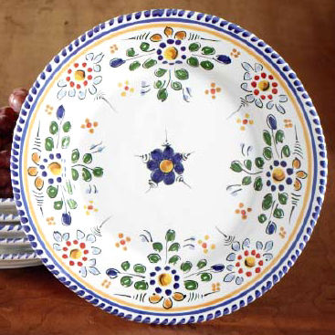 Salad / Lunch Plate - 9.5 Inches - 'Flor' Design