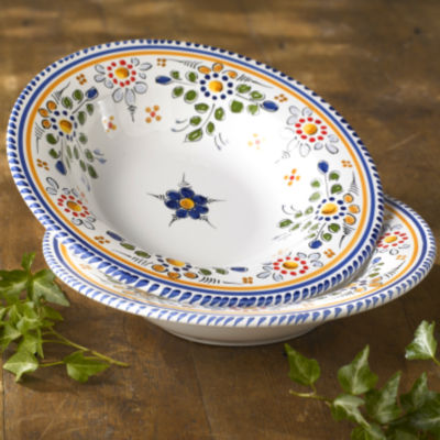 'Flor' Pasta Bowl - 9.5 Inch Diameter