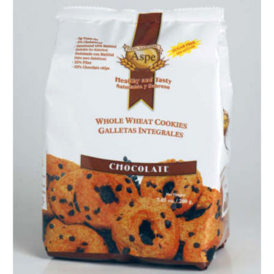 Aspe Sugar Free Whole Wheat Cookies with Chocolate Chips
