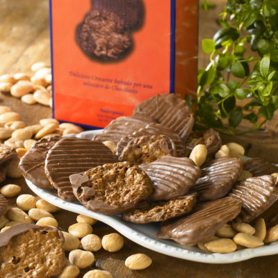 Mallorquinas - Milk Chocolate Covered Marcona Almond Cookies