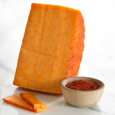 Smoked Paprika Infused Goat's Milk Cheese