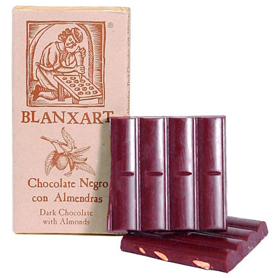 Dark Chocolate Bar with  Marcona Almonds by Blanxart
