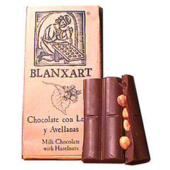 Milk Chocolate Bar with Whole Hazelnuts, by Blanxart