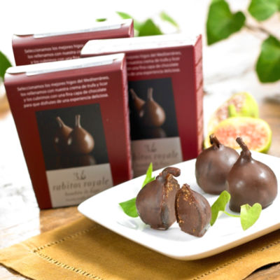 Rabitos Royale Dark Chocolate Fig Bonbons Mini Gift Box (3 Pack)
