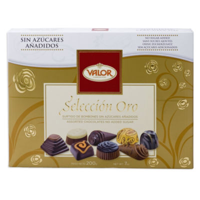Gold Selection Sugar Free Chocolate Bonbons Gift Box by Valor