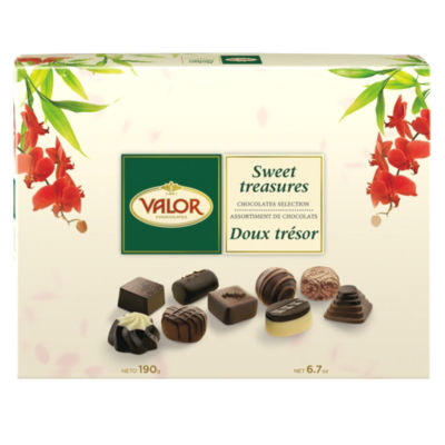 Sweet Treasures Chocolates Selection Gift Box by Valor
