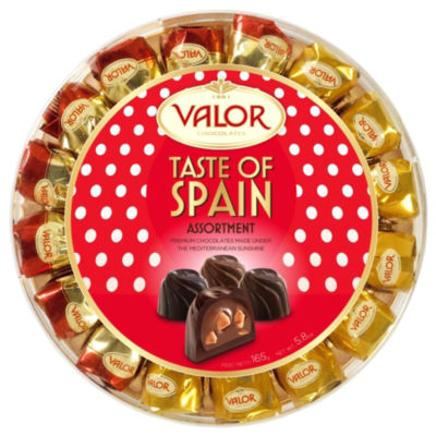 Taste of Spain Chocolate Almond Truffles Gift Box by Valor