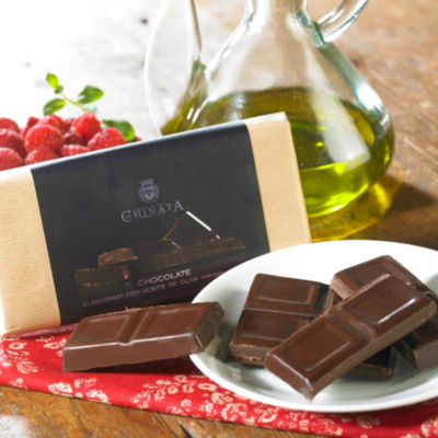 Dark Chocolate Bar with Extra Virgin Olive Oil