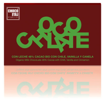 Milk Chocolate with Chili by Org&aacute;niko (3 Bars)