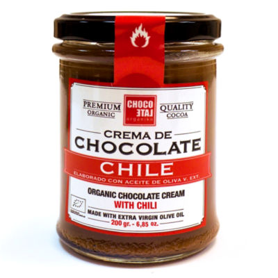 Chocolate Hazelnut Cream with Chili by Org&aacute;niko (2 Jars)