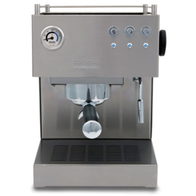 Ascaso Steel UNO Coffee Maker in Polished Aluminum