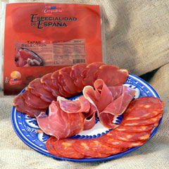 Tapas Sampler of Spanish Meats from Spain