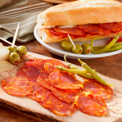 Sliced Cantimpalo-Style Chorizo
