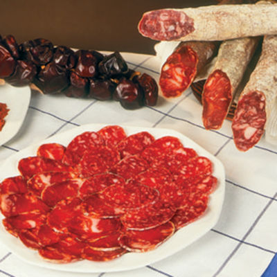 Sliced Salchichon Iberico by Pedro Lancho