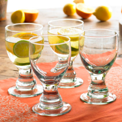 Hand-blown Sangria Glasses - Set of 4