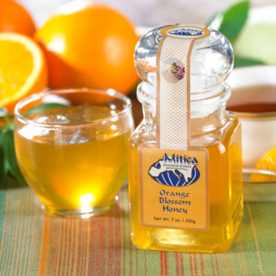 Orange Blossom Honey by Mitica (2 Jars)
