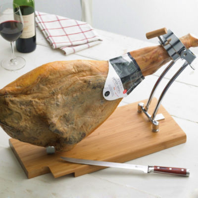 Swivel Grip Jam&oacute;n Holder with Knife