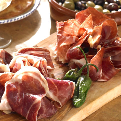Ib&eacute;rico Duo - Sliced Jam&oacute;n Ib&eacute;rico & Jam&oacute;n Ib&eacute;rico de Bellota