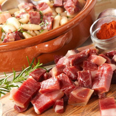 Jam&oacute;n Ib&eacute;rico Pieces for Cooking by Peregrino