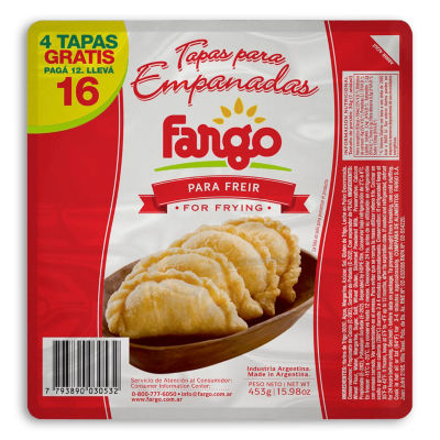 Empanada Shells for Frying (2 Packages)