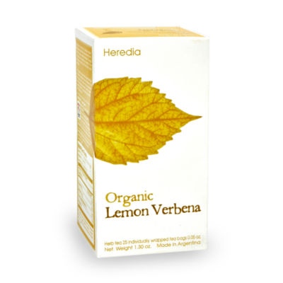3 Pack - Heredia Organic Lemon Verbena Herbal Tea