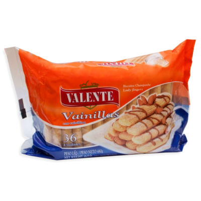 Vanilla Ladyfingers Cookies by Valente (2 Packages)