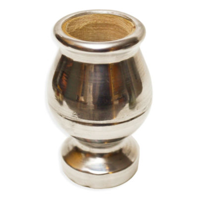 Mate Wooden Cup with Aluminum Finish