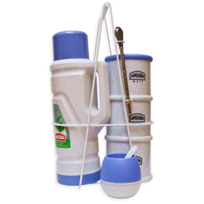 Portable Yerba Mate Serving Set - Blue