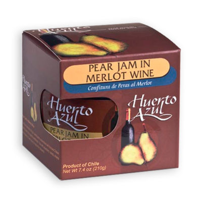 Pear Jam with Merlot Wine by Huerto Azul