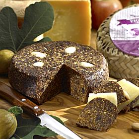 Artisan Fig Cake (Pan de Higo) Packed in Woven Grass Sack