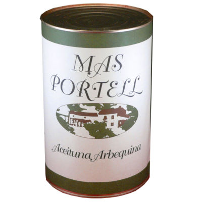 Arbequina Olives w/ pits, Family Size