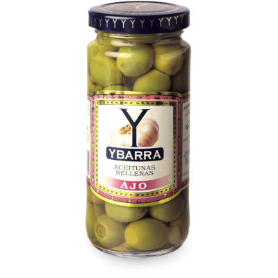 Garlic Stuffed Olives by Ybarra