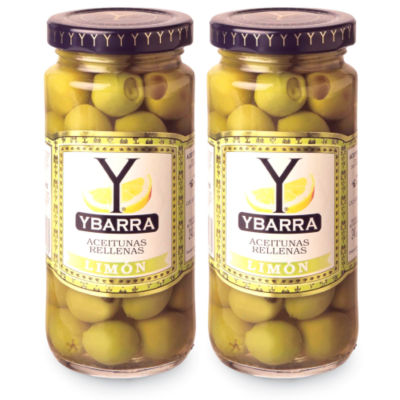 Lemon Stuffed Olives by Ybarra (2 Jars)