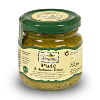 Gourmet Green Manzanilla Olive Pate (2 Jars)