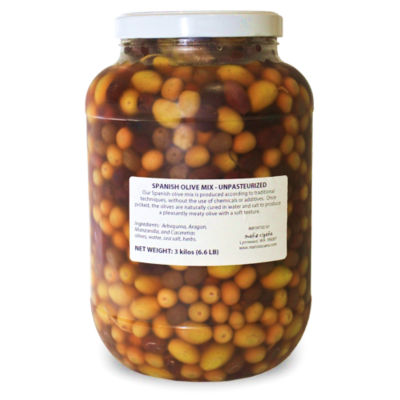 Mixed Spanish Olives by Matiz (Extra Large Jar)