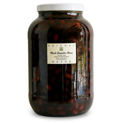 All-Natural Black Empeltre Olives - Extra Large Jar