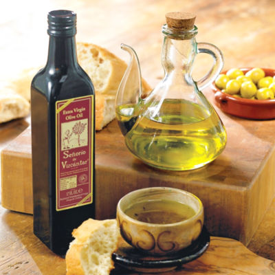 Se&ntilde;or&iacute;o de Vizc&aacute;ntar Olive Oil with Traditional Glass Cruet