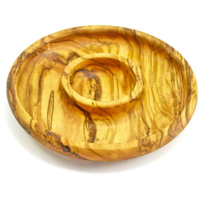 Olive Wood Dish for Serving Olives
