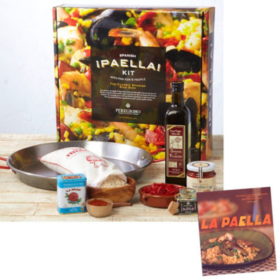 Traditional Paella Kit with Paella Cookbook - Packed in Gift Box
