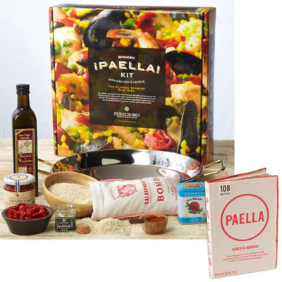 Deluxe Paella Kit with Paella Cookbook by Peregrino