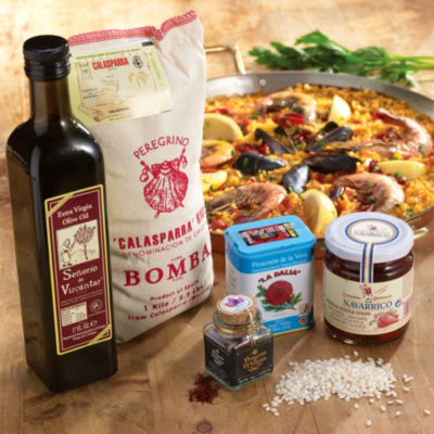 Paella Kits, Pans & Ingredients