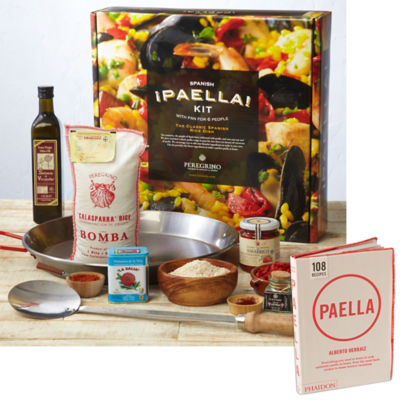 Family Paella Kit with Paella Cookbook by Peregrino