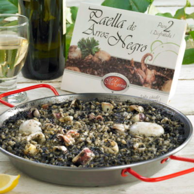 Authentic Arroz Negro Paella from Valencia (2 Packages, Frozen)