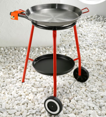 Paella Burner with Rolling Stand