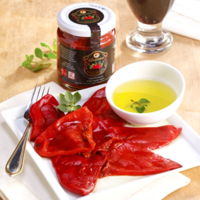 Wood-Fire Roasted Piquillo Peppers from Lodosa