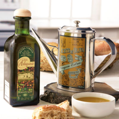 Oil Serving Cruet with Extra Virgin Olive Oil