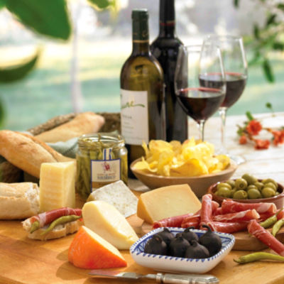 Tapas Party Sampler with Wine