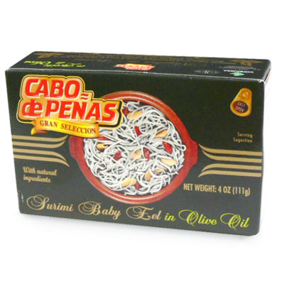 Surimi Angulas in Olive Oil
