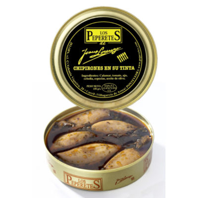 Chipirones en su Tinta Los Peperetes - Premium Baby Squid in Olive Oil